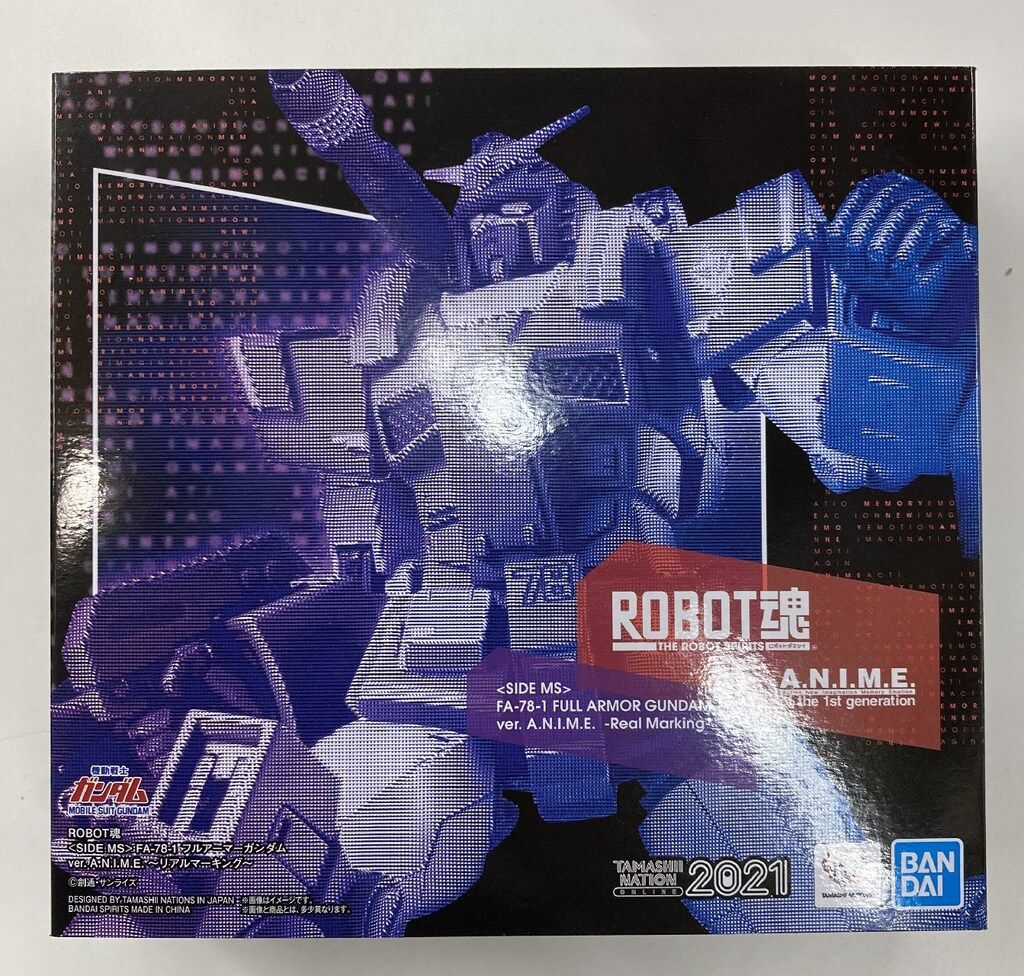 BANDAI SPIRITS ROBOT魂＜SIDE MS＞魂ネイション2021 機動戦士ガンダムMSV FA-78-1 フルアーマーガンダム ver. A.N.I.M.E. ~リアルマーキング~ SP