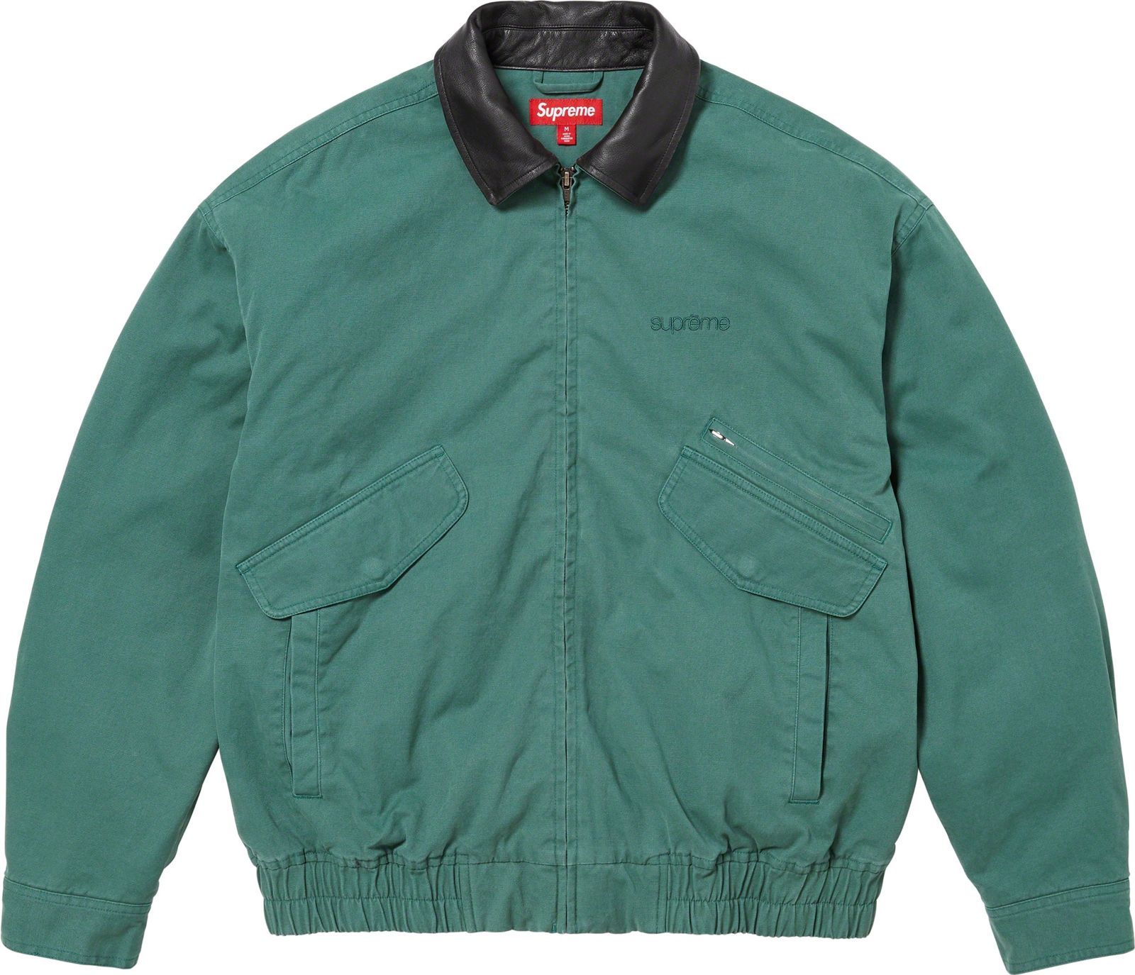 ジャケット・アウター Supreme Leather Collar Utility Jacket FW23 Supreme Leather Collar Utility Jacket - ジャケット