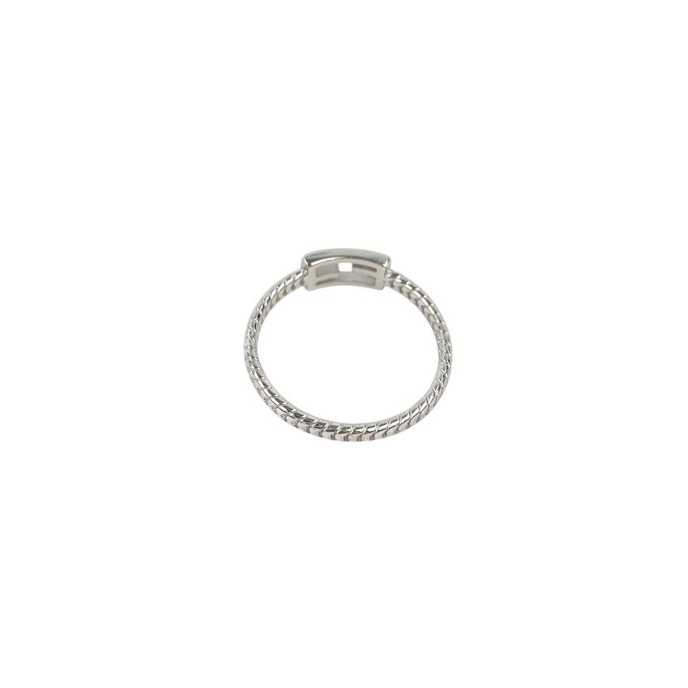 □美品□ フェンディ バゲット リング 指輪 アクセサリー #L シルバー ■美品■フェンディリング 指輪 アクセサリー #L シルバー SS 1A522