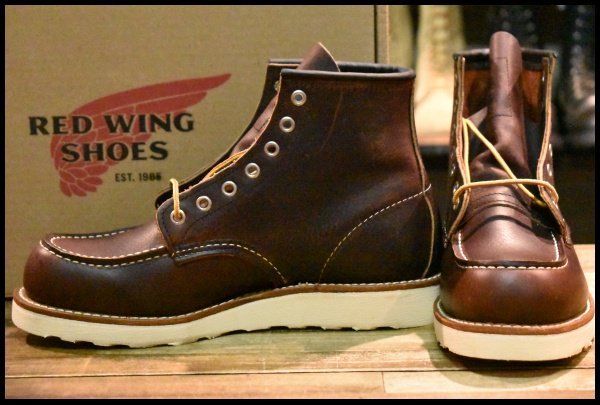 未使用 レッドウィング アイリッシュセッター オロイジナル 5875モックトゥ 7D 箱付 未使用 22年レッドウィング 8138 アイリッシュセッター 茶