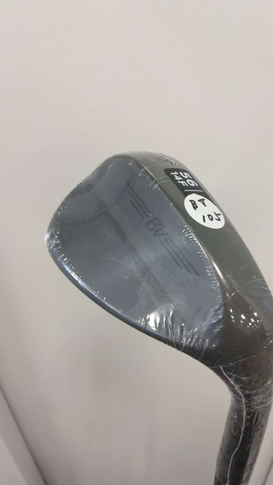 Wg　タイトリスト VOKEY SM9　56/14F　ウェッジ メンズ 右用 ジェットブラック仕上げ（ノンメッキ） BV105 オリジナルスチールシャフト 日本正規品 2022年3月発売【スピンミルド9】（浦安店）