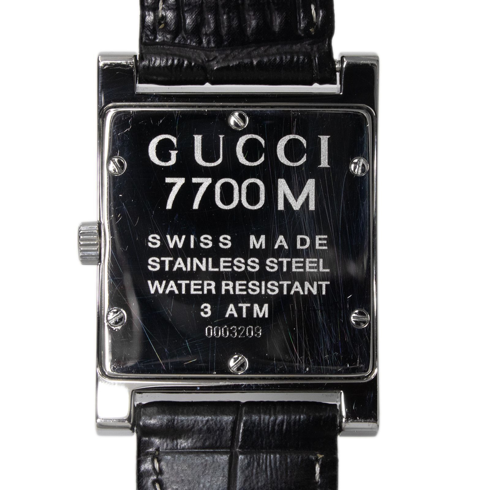 GUCCI グッチ 7700M 腕時計 スクエア メンズ ブラック GUCCI グッチ 7700M 腕時計 スクエア メンズ ブラック