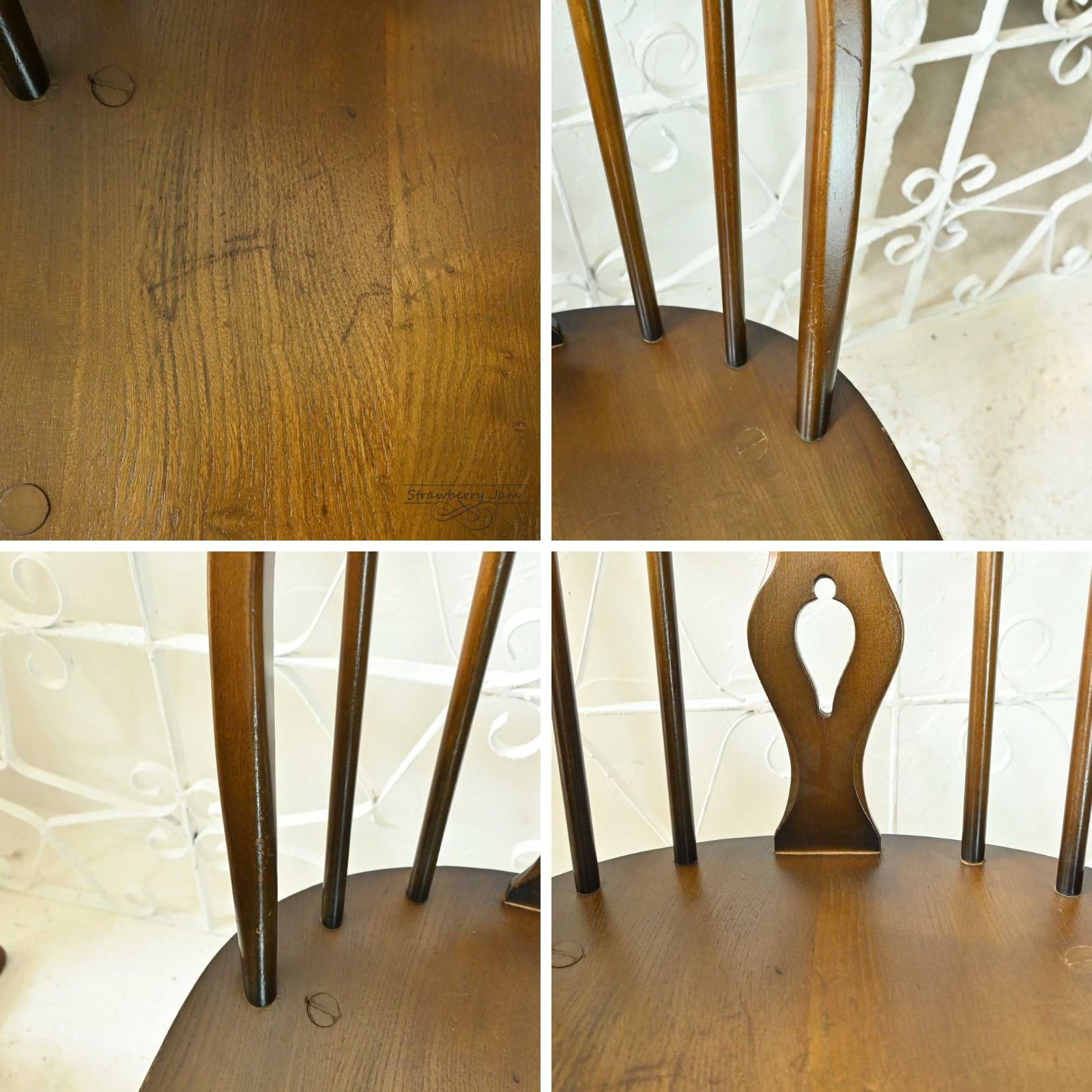 L3705-234-1 英国アンティーク ERCOL アーコールチェア ホイールバック