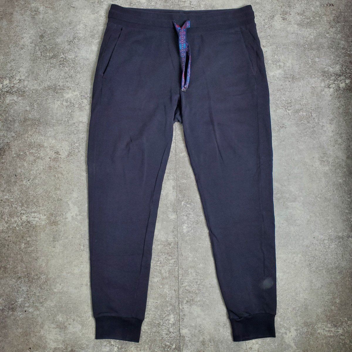 MONCLER モンクレール SWEAT BOTTOM スウェットパンツ ボトムス ネイビー メンズ XL トルコ製 正規品 H20918H00011