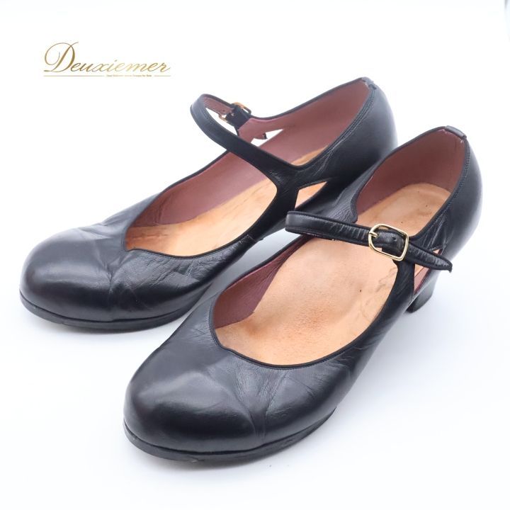 フラメンコシューズ 黒　セノビージャ34.5 フラメンコシューズ 黒 セノビージャ34.5 フラメンコシューズ 黒