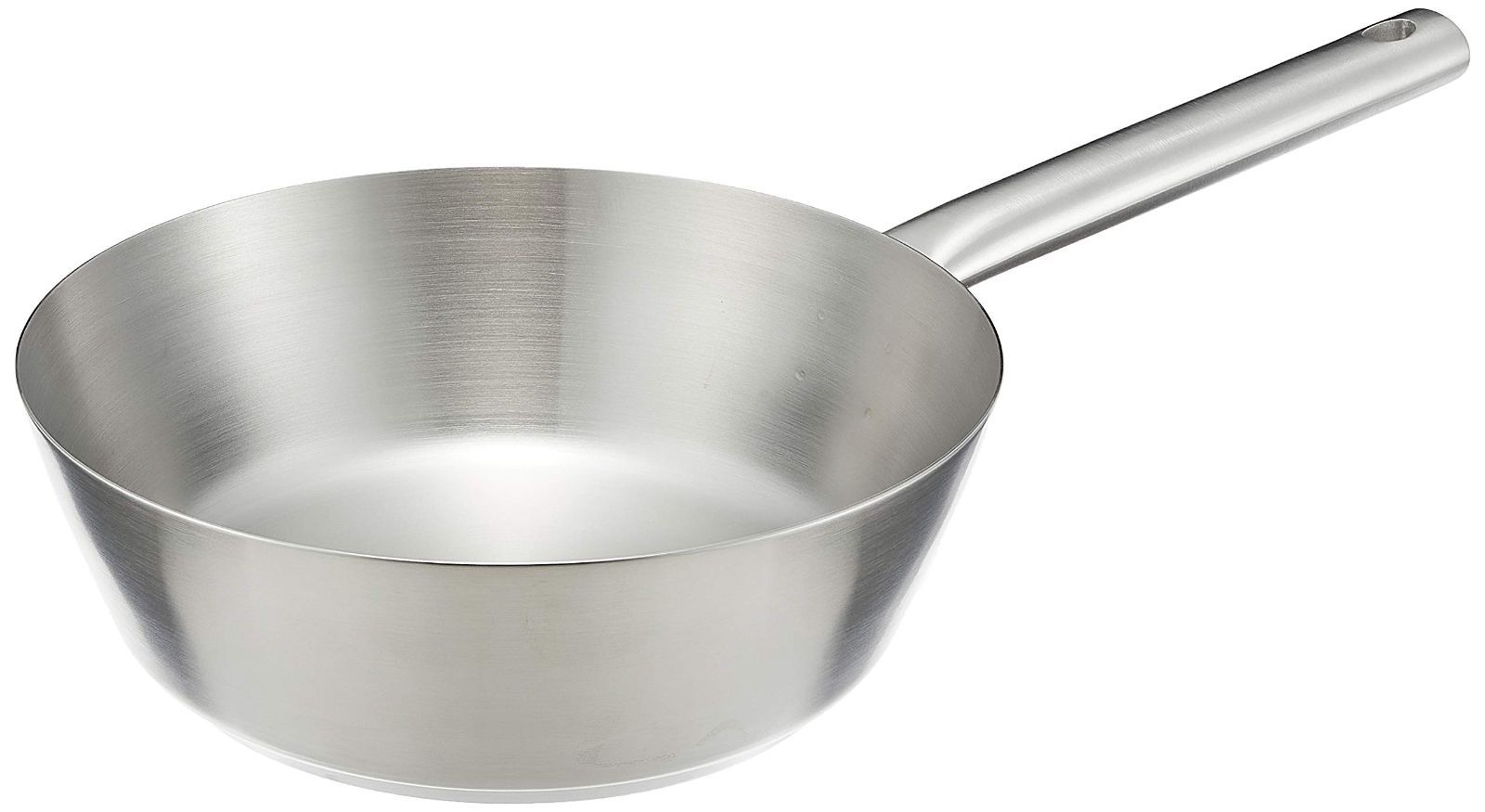 新着商品 18-8ステンレス IH対応 24cm テーパーパン ATC4504 インダクション ムラノ 業務用 遠藤商事