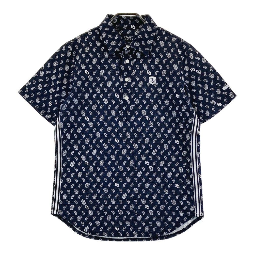 サイズ：4 PEARLY GATES パーリーゲイツ シアサッカー 半袖