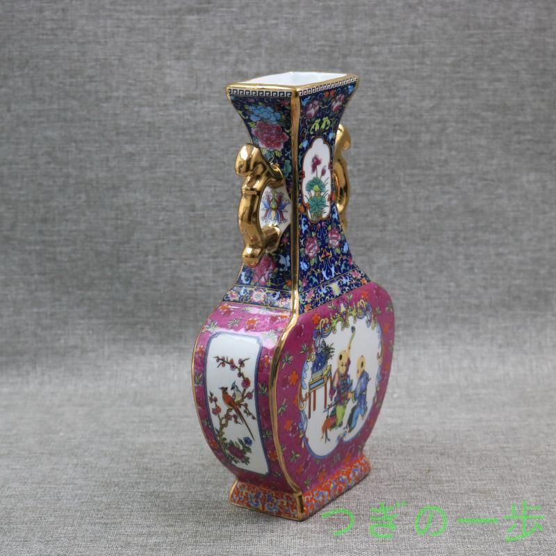 琺瑯彩十二支瓢簞瓶 景徳鎮 陶磁器 装飾品 工芸品 美術品 置物 琺瑯彩十二支瓢簞瓶 景徳鎮 陶磁器 装飾品 工芸品 美術品