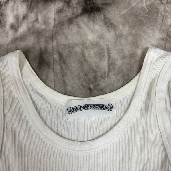 希少【chrome hearts クロムハーツ】サーマル/タンクトップ/シャツ 希少【chrome hearts クロムハーツ】ホースシュー クロス