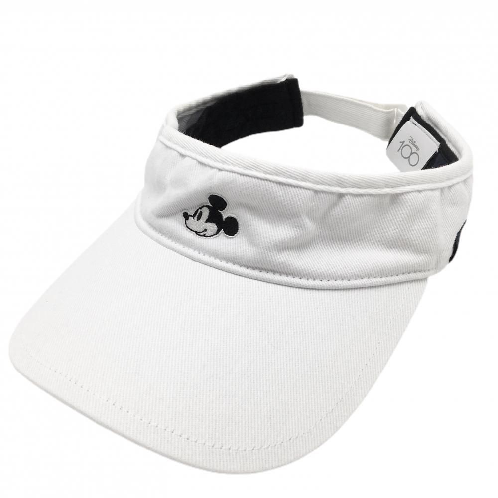 【新品】パーリーゲイツ ×ディズニー ロゴ刺繍バイザー ミッキー 新品】パーリーゲイツ ×ディズニー ロゴ刺繍バイザー ミッキー