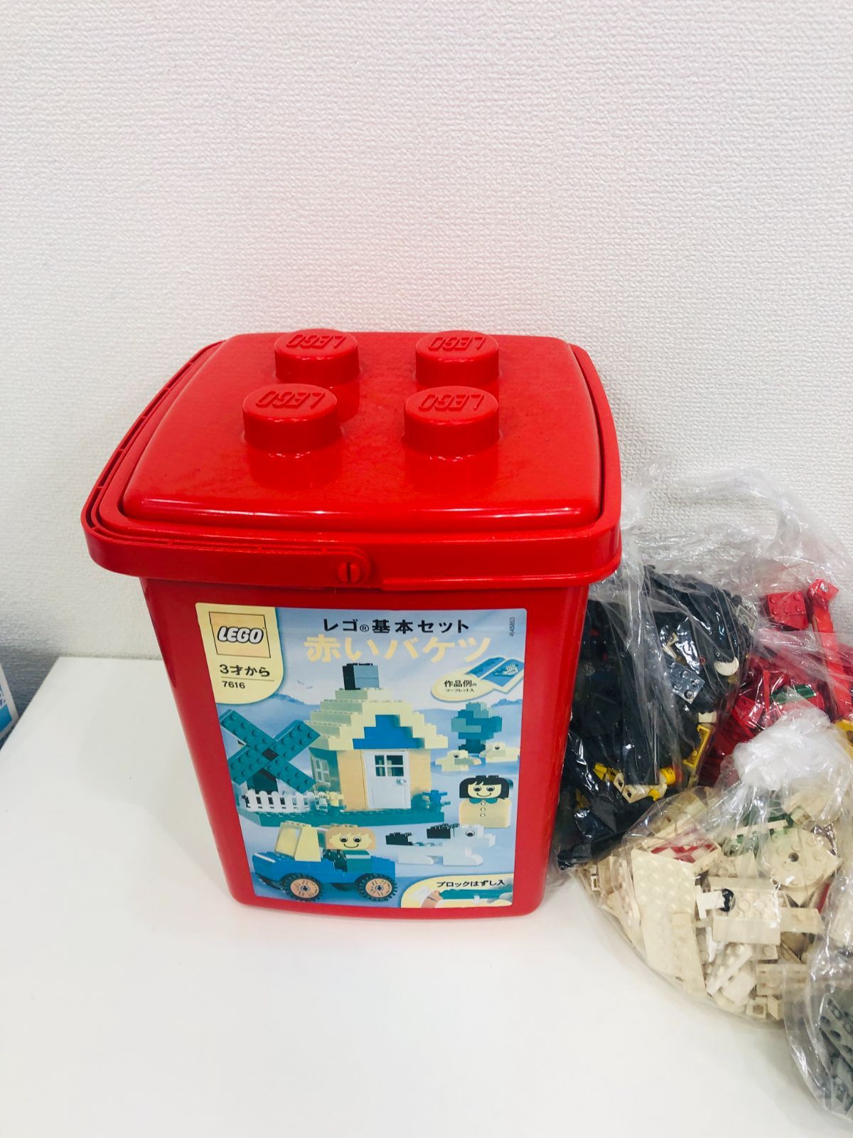 A【中古】LEGO レゴ 基本セット 赤いバケツ まとめ おもちゃ - shop