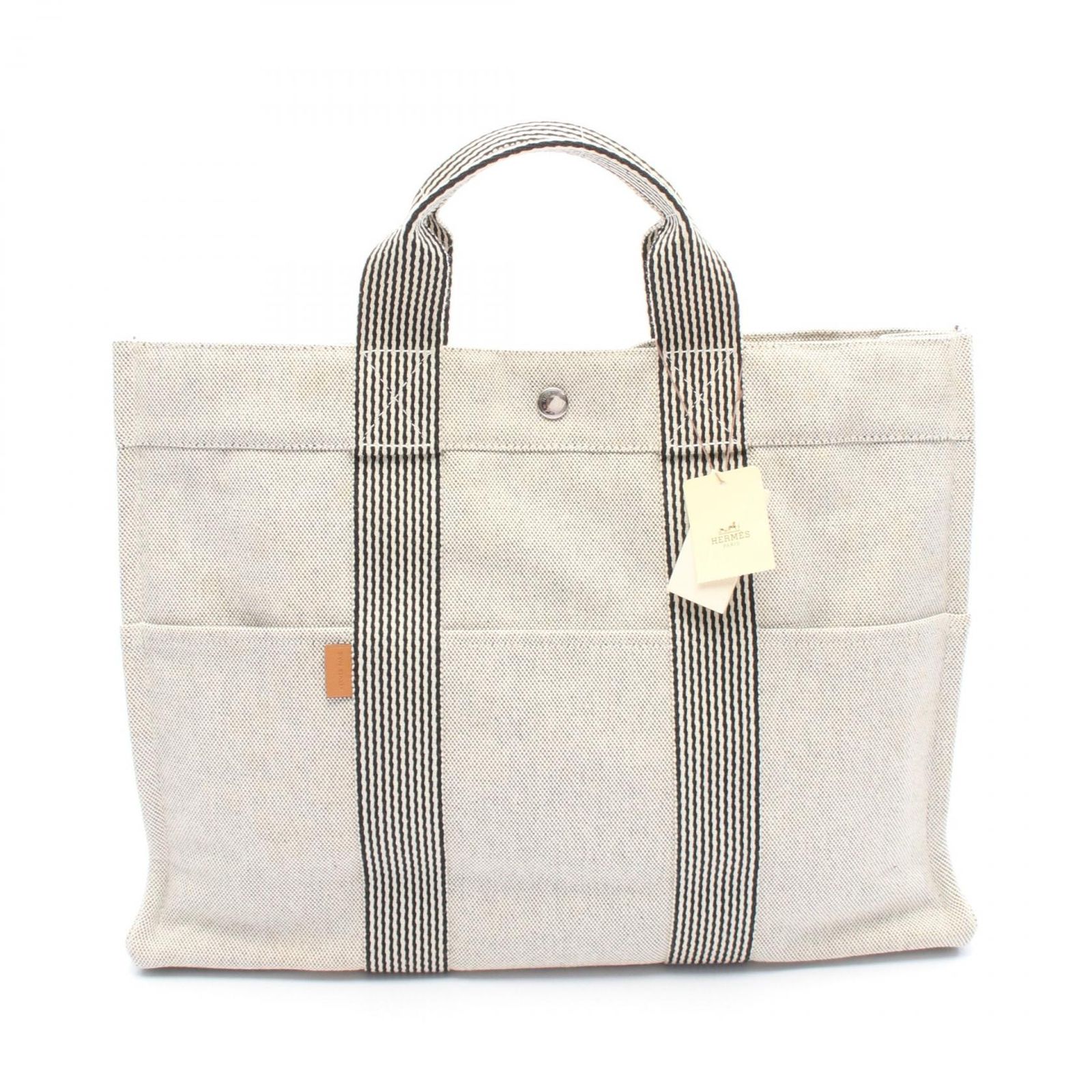 レディース エルメス キャンバストートバッグ HERMES ニューフールトゥ 