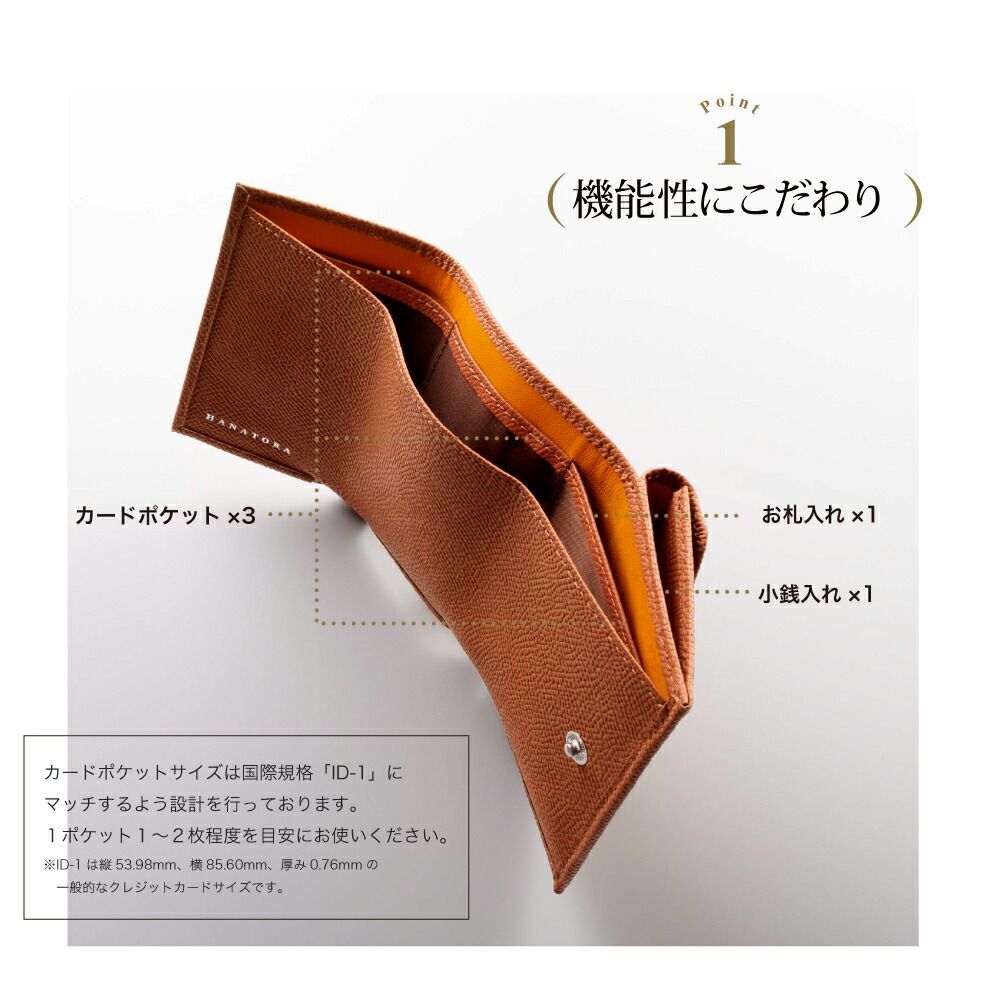 〝オーダー品〟マネークリップ コンパクト財布 プレミアムレザー 三つ折り ミニ財布 小さい財布 コンパクト
