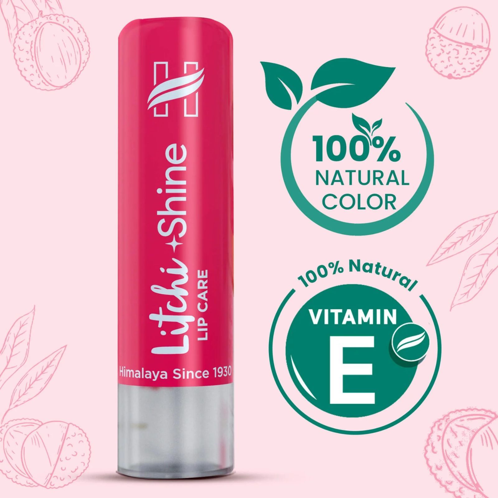 Himalaya Litchi Shine Lip Care ヒマラヤ ライチ シャイン リップケア 100% Natural 天然成分 天然色素  リップバーム 保湿 インド製 - メルカリ