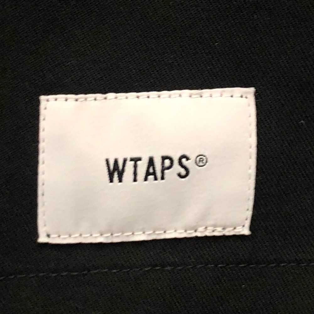 WTAPS ダブルタップス 20AW FALCONER LS/ COTTON TWILL フード付 プルオーバー ロングシャツ ブラック サイズ4  正規品 / 32769