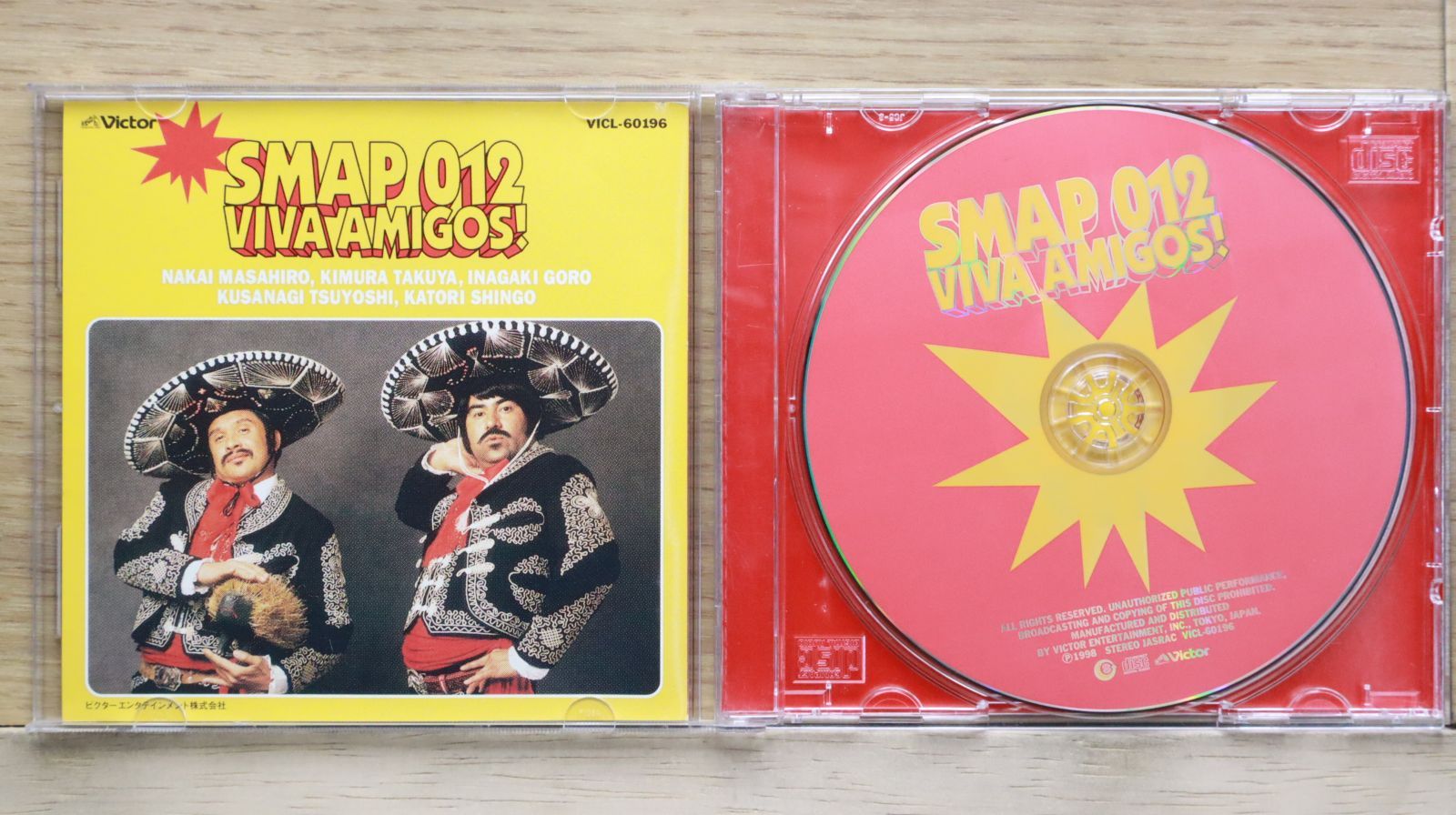 国内盤CD☆スマップ/SMAP□ SMAP 012 VIVA AMIGOS 【VICL60196