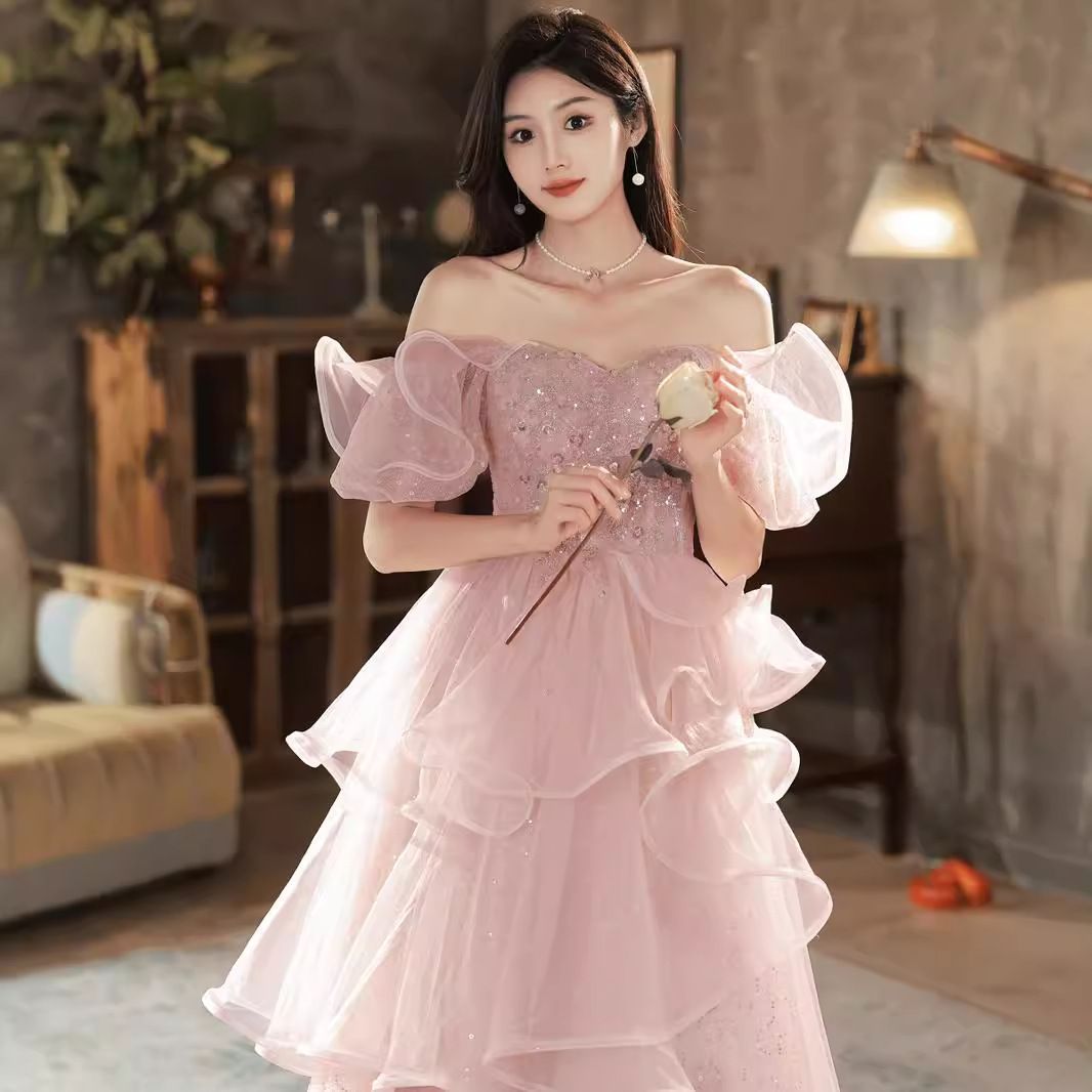 ワンショルダ キラキラ