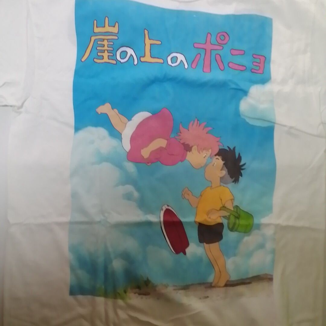 スタジオジブリ 崖の上のポニョ ポニョ そうすけ Tシャツ XL