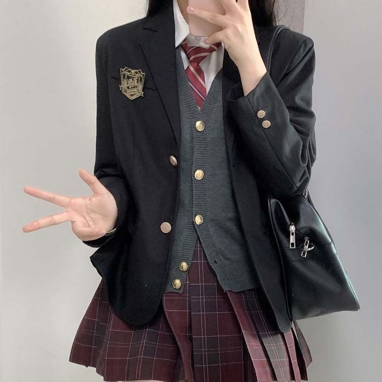 高校生 女の子 入学式スーツ 制服 上下セット スーツ 5点セット 入学 シャツ 学生服 学生制服 女子 中学生 卒業式 ブレザー リボン 女子高校生  スクール制服 スカート フォーマルスーツ 女子高#yuzuc570533 - メルカリ