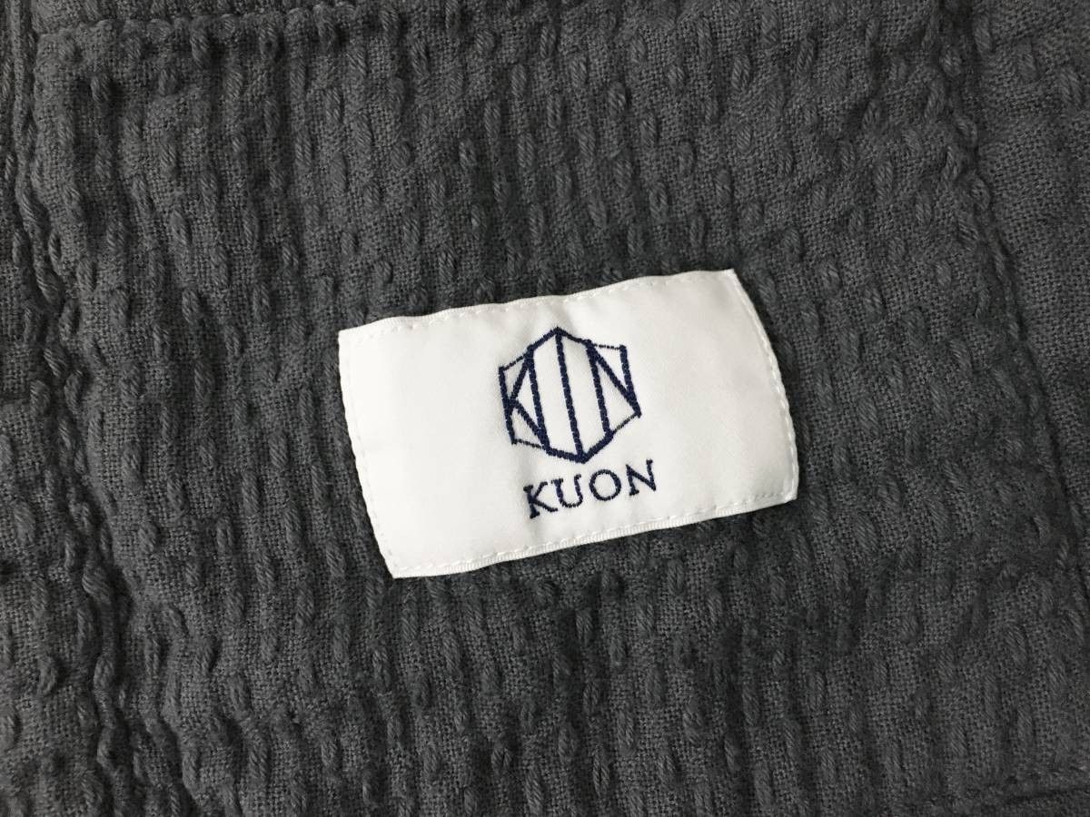 極美品 KUON クオン 19aw 刺し子 カバーオール ジャケット 総柄 cfebb6e25c9c97786c0bc1600915d4