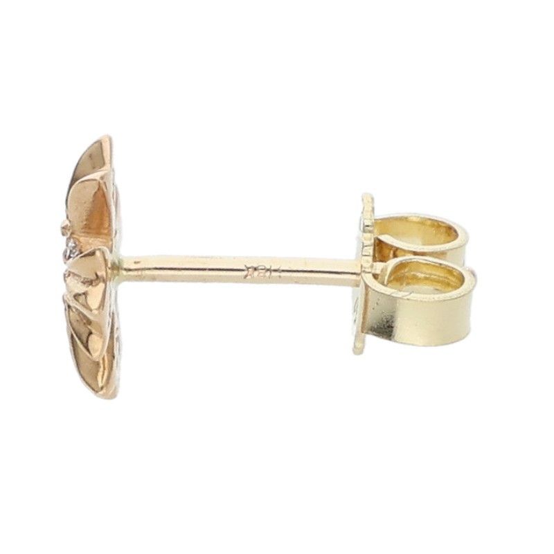 クロムハーツ 22K No2 CH PLS DIA|22KCHプラススタッド 1ダイヤ|ゴールドピアス メンズ WWW_WOWDIGSITE_COM