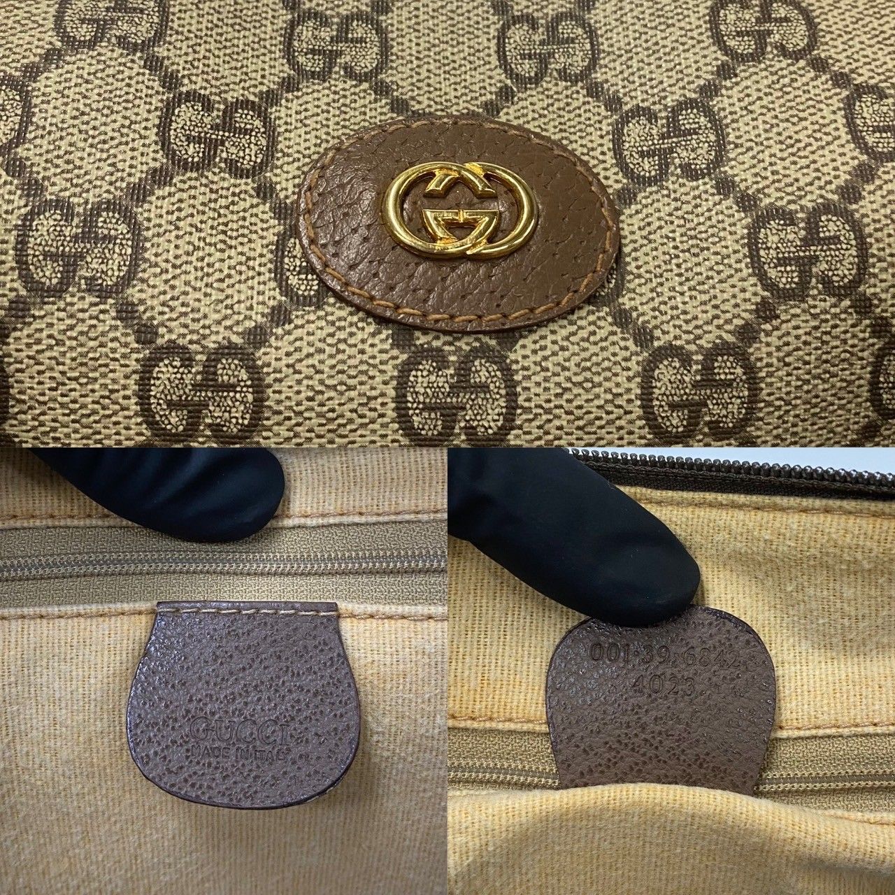 極 美品 希少品 GUCCI グッチ オールドグッチ ヴィンテージ GG ロゴ 