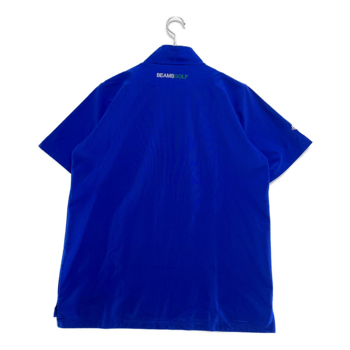 中古 メンズ ビームスゴルフ BEAMSGOLF 半袖シャツ M 青 ブルー