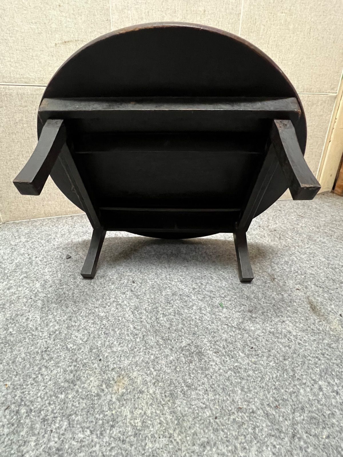 昭和 レトロ 折りたたみ ちゃぶ台 丸 木製 レトロちゃぶ台 古民具 古物 昭和 WWW_IBETON_RU
