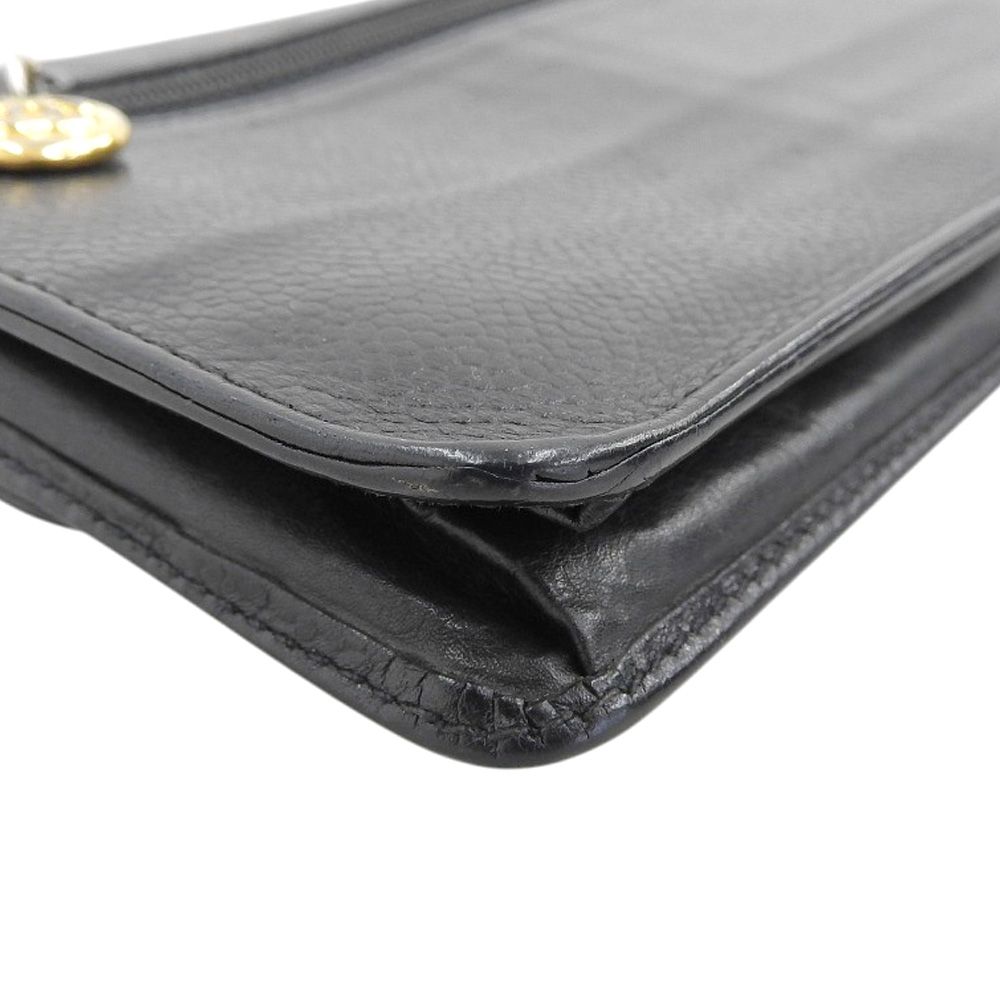 シャネル CHANEL ココマーク ホック付長財布 ヴィンテージ ロゴ