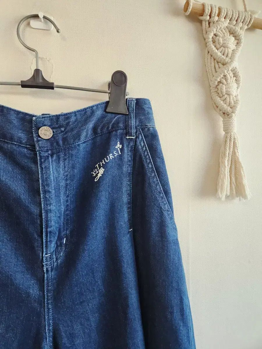 デニム ワイドパンツ