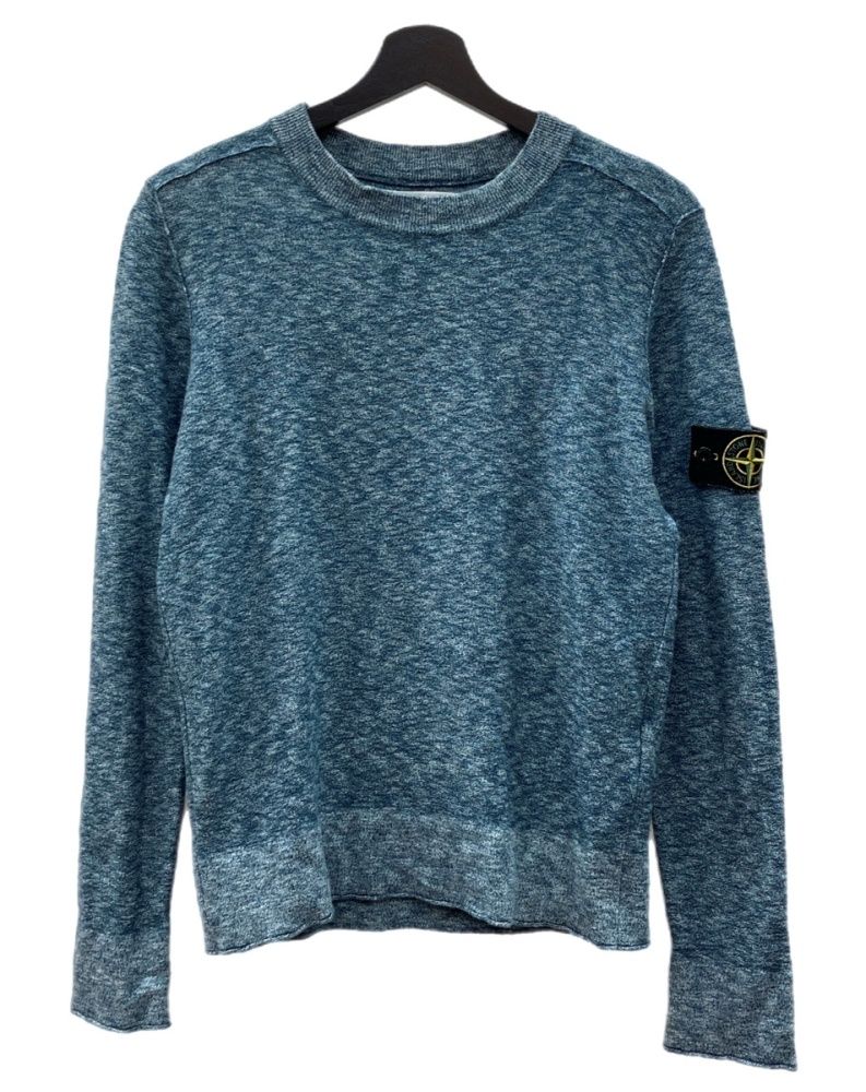 トップス STONE ISLAND ストーンアイランド 青 薄手 セーター