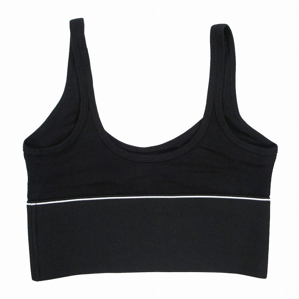 Alexander wang リブジャージー ロゴ エラスティック ブラ 1CC4218077001D.jpg