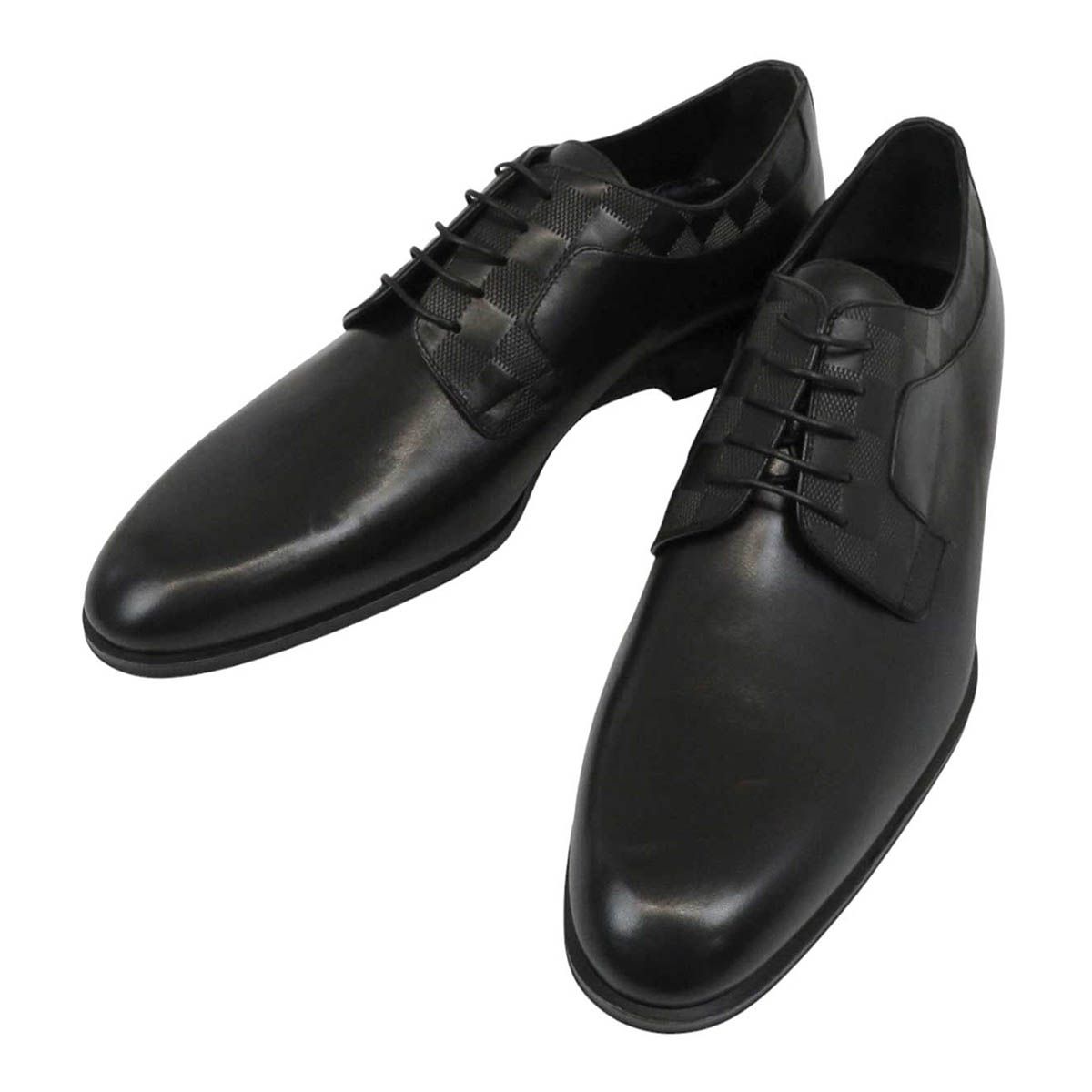 ルイヴィトン オースマン ライン ダービーシューズ ダミエ メンズ ブラック LOUIS VUITTON アパレル 小物