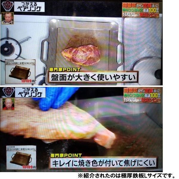 GOKUATSU 厚鉄板Sパーフェクトセット 28×28cmの鉄板 蓋S ハンドルのセット HRDEVELOPMENT_JP