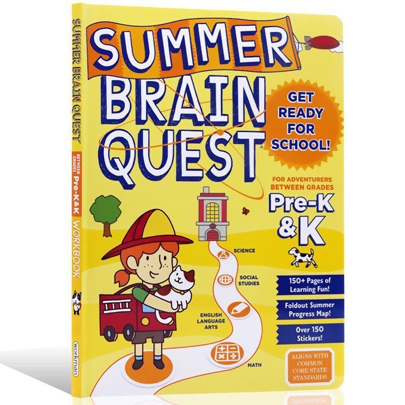 新品未使用】summer brain quest pre-k 英語教材 子供英語 英語