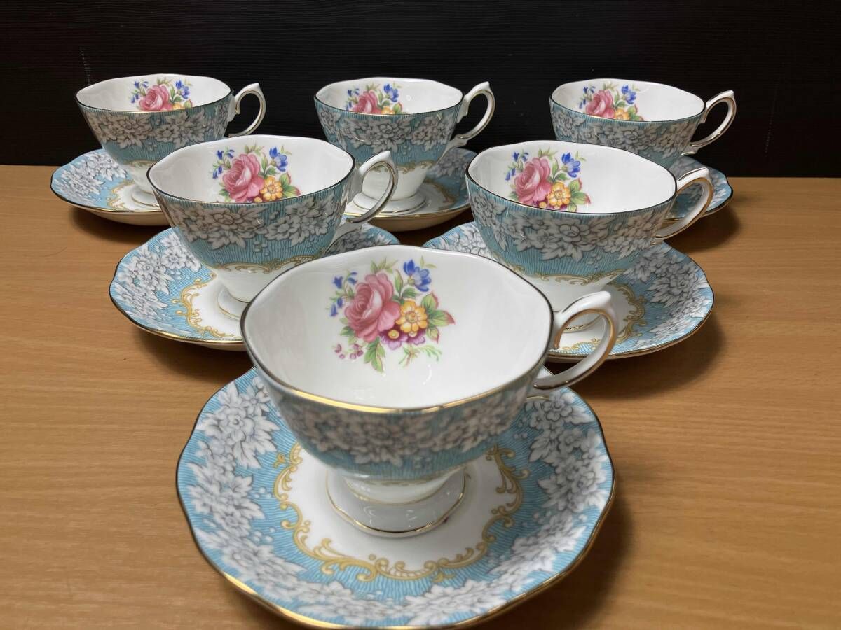 ロイヤルアルバート エンチャントメント カップ&ソーサー 6客セット