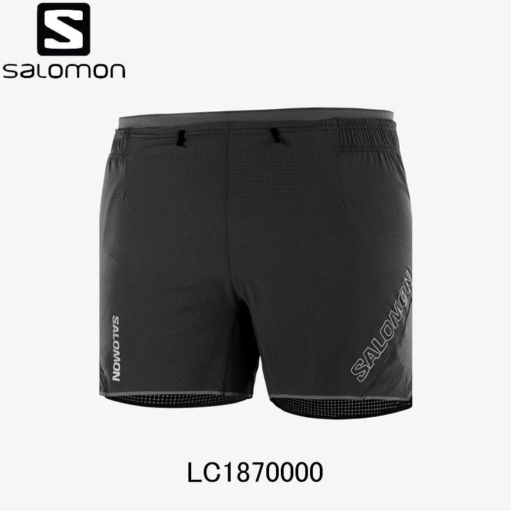 サロモン SALOMON SENSE AERO 5インチ ランニングパンツ ショーツ メンズ 男性【lc1870000】陸上・ランニング用品 M LC1870000