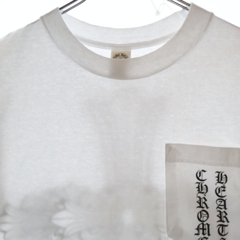 入手困難★希少 フローラルクロスロゴ Tシャツ 半袖 バックロゴ CHROME HEARTS FLORAL CROSS(クロムハーツ フローラルクロス) T