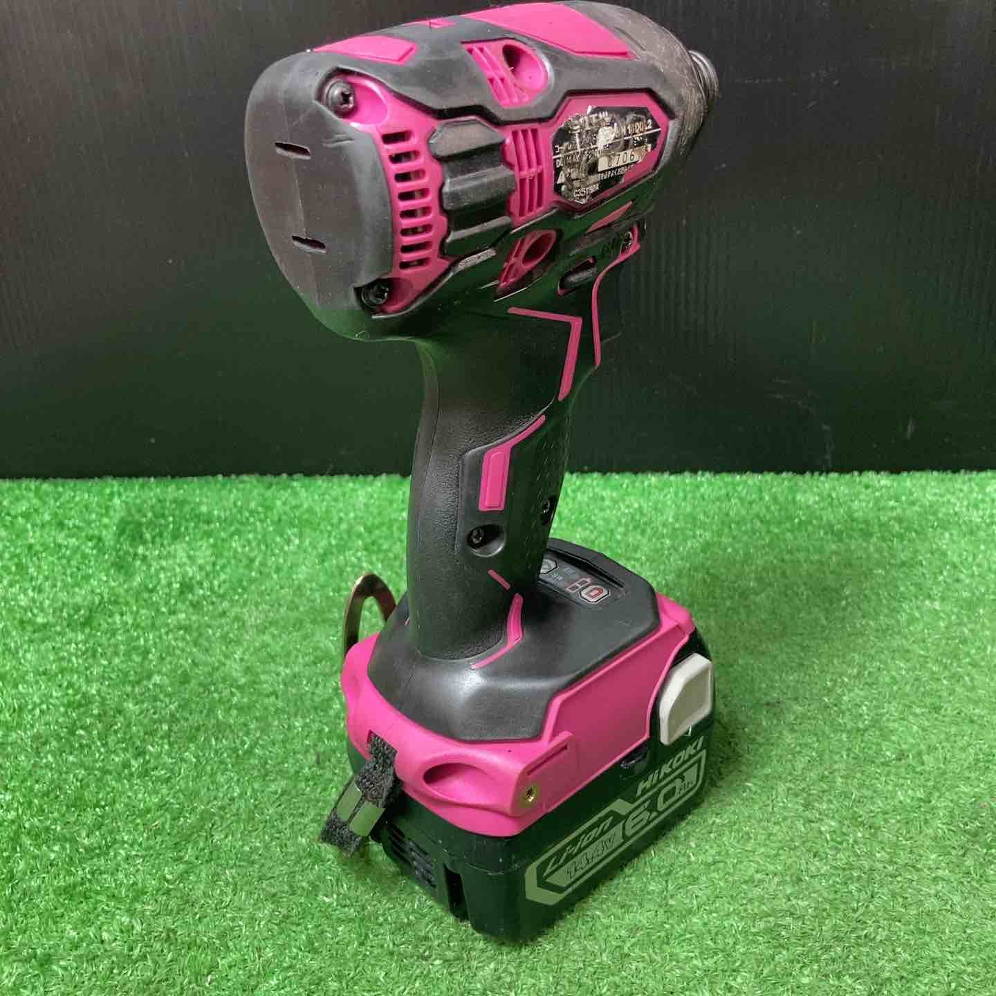 新品 日立 インパクトドライバ　WH14DDL2 2LYPK パワフルレッド 002 フルセットHiKOKI ハイコーキ 日立工機 日立