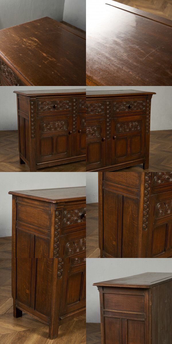 英国クラシック 英国クラシック オーク材 キャビネット 英国