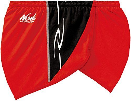 NISHI(ニシ・スポーツ) 陸上競技ウェア Tu0026F ランニングパンツ(MEN'S) 66-005N.0607 レッド×ブラック O