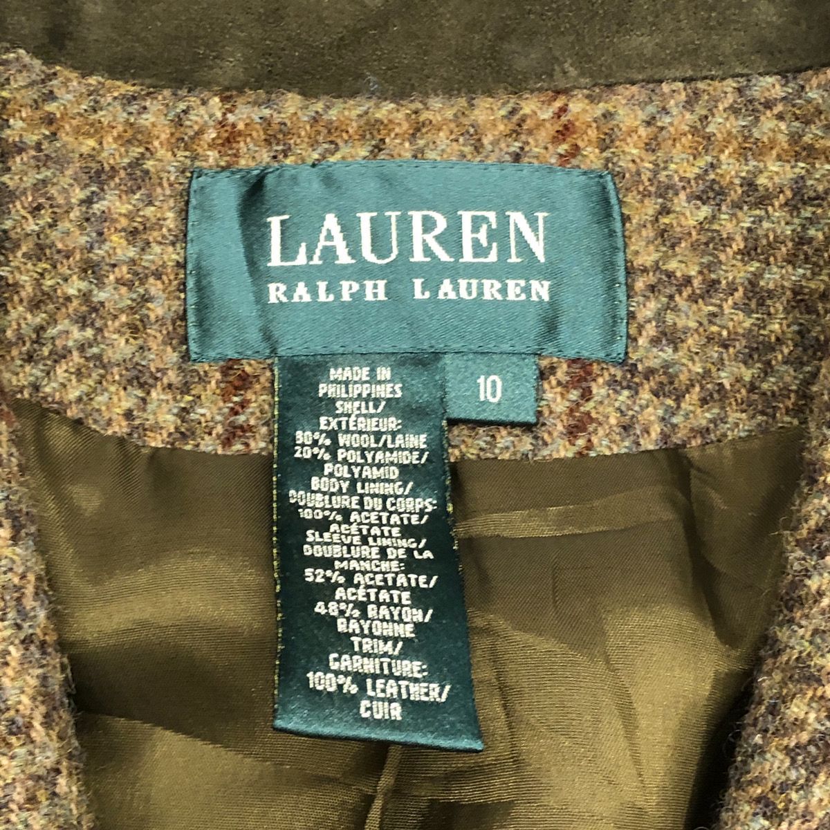 LAUREN RALPH LAUREN ローレンラルフローレン テーラード ジャケット