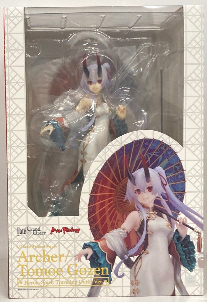 MAX FACTORY 1/7スケール アーチャー巴御前 英霊旅装 fgo スリットから覗く脚が拝める！ フィギュア「アーチャー/巴御前
