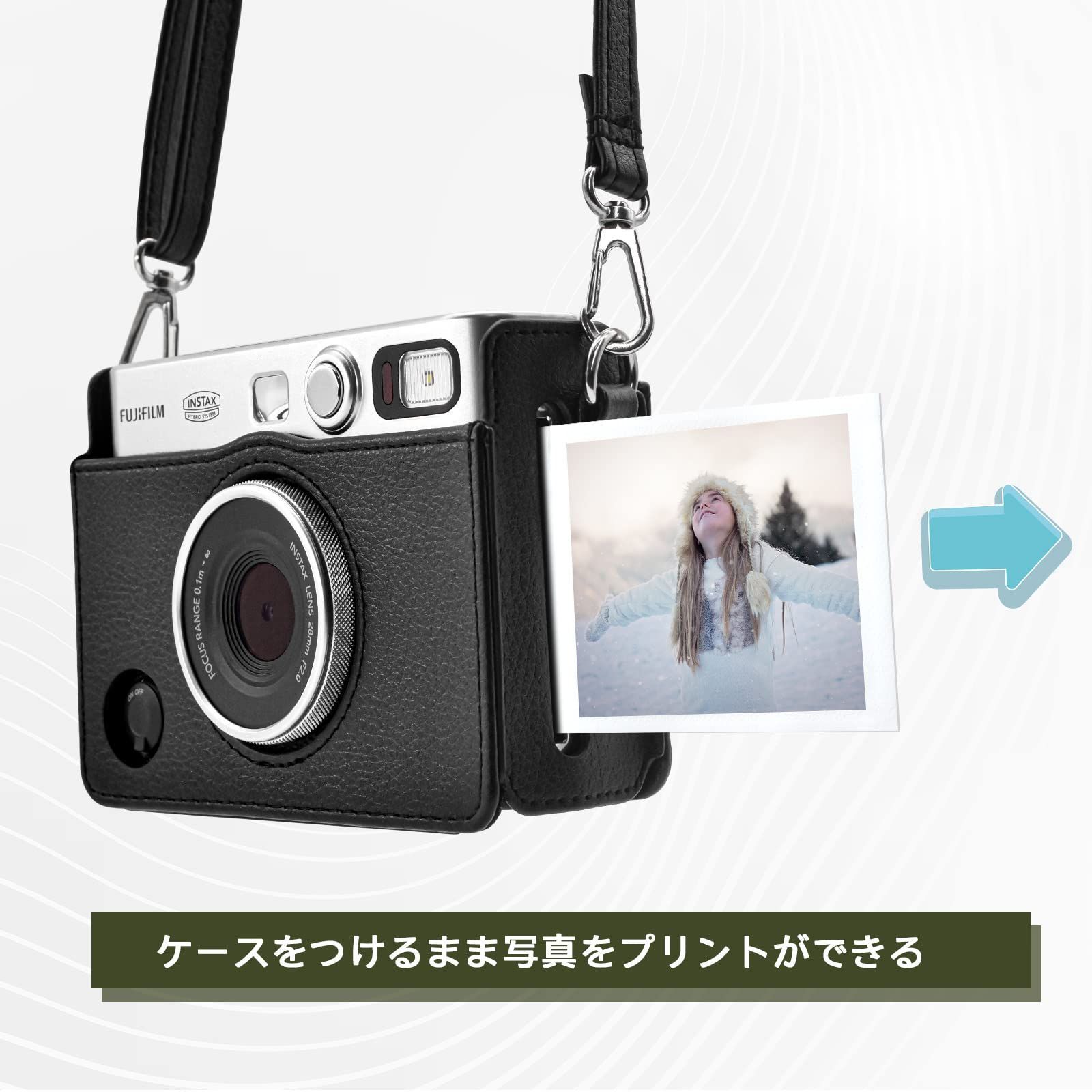 Intax mini EVO ケース・フィルム付き Amazon.co.jp: kinokoo チェキフィルム instax mini evo ケース