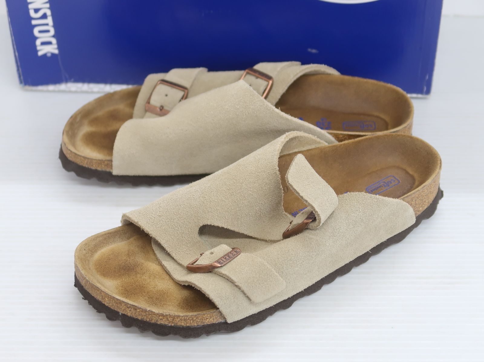 BIRKENSTOCK ビルケンシュトック ZURICH BS Soft Footbed チューリッヒ ソフトフットヘッド 1009533 TAUPE ナローサンダル 23㎝