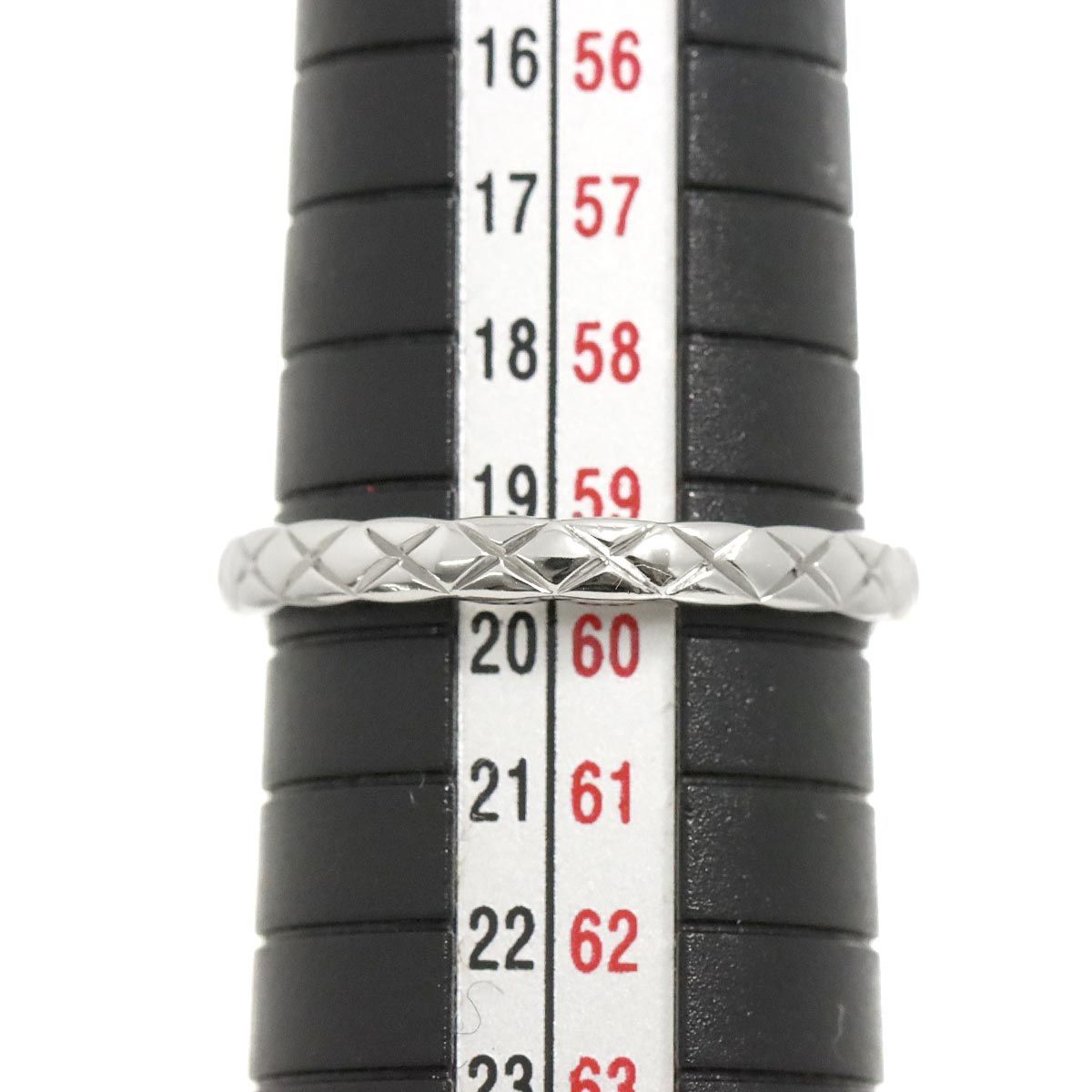 シャネル CHANEL ココクラッシュ スモール SM #61 リング Pt プラチナ  