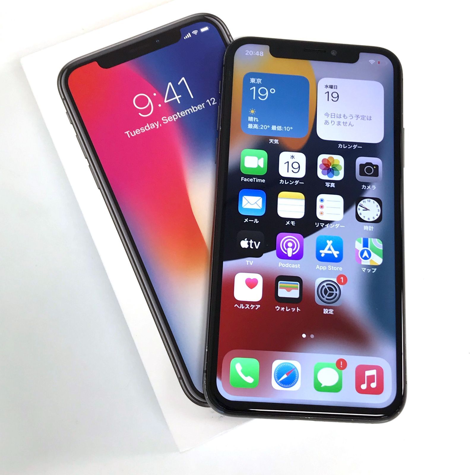いの様iPhone X 256GB ジャンク SIMフリー ロック解除済み 箱 美品】iPhone X SIMロック解除 スペースグレイ Apple 256GB