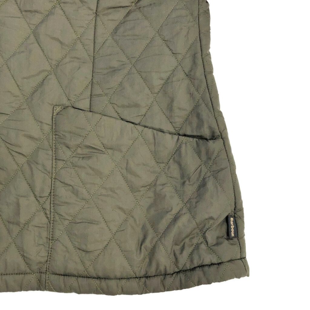 Barbour バブアー SHAPED F WEIGHT QUILT SHORT キルティングジャケット ブラウン レディース UK 16 古着 V5948 GULLKHAN_COM