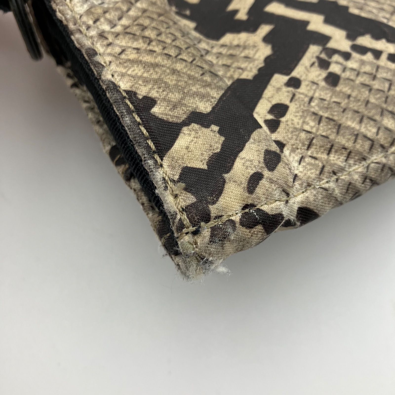 HEAD PORTER パイソン柄 財布 HEAD PORTER ヘッドポーター パイソン柄 長財布 三つ折り