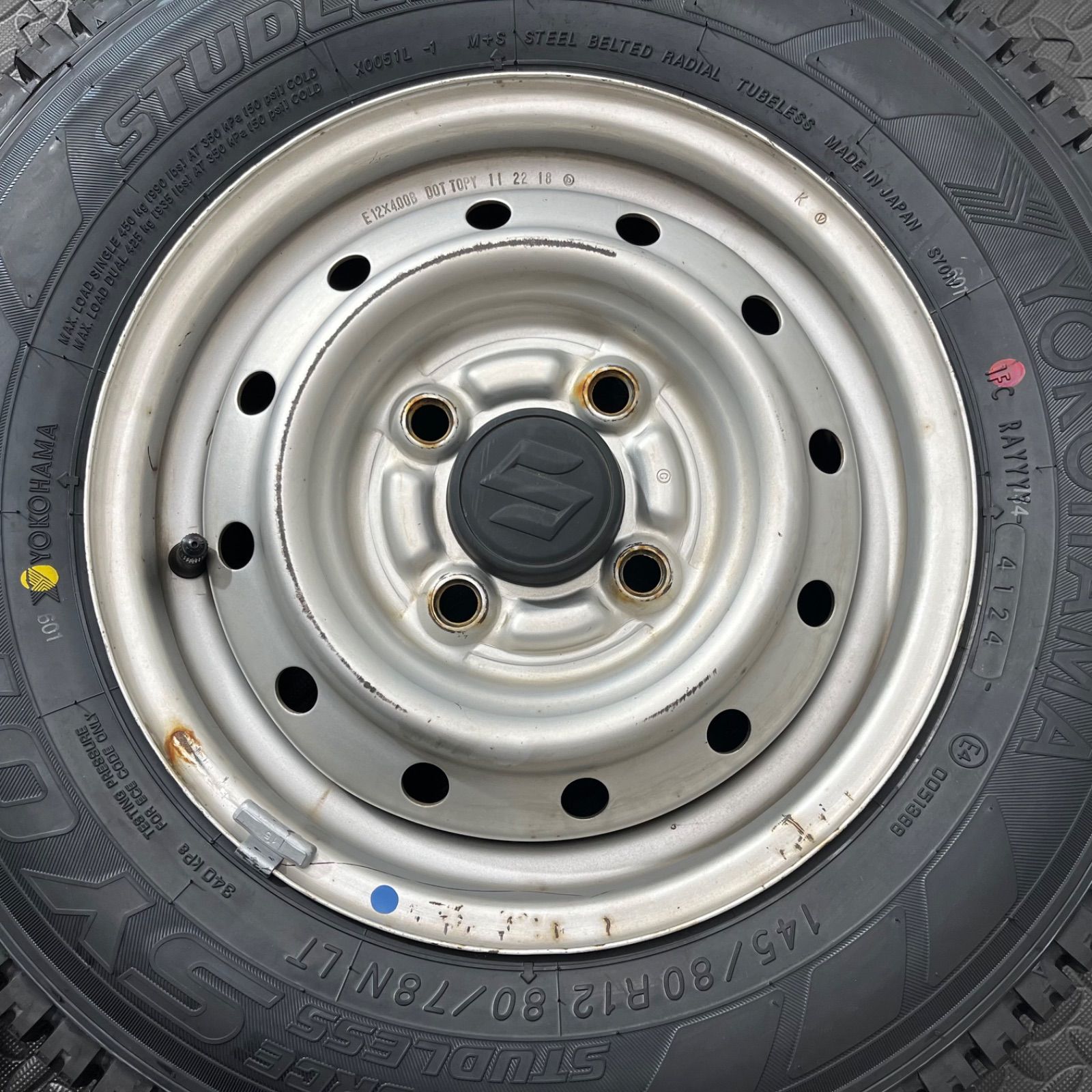 【正規品販売】 タイヤ 145 80R12 80 78N LT ヨコハマ SY01V スズキ キャリィ エブリィ スタッドレスタイヤ 冬タイヤ